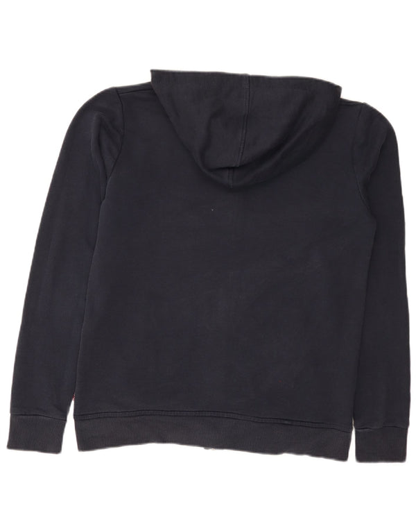 Levi's Jungen-Kapuzenpullover mit grafischem Reißverschluss, 15–16 Jahre, marineblaue Baumwolle