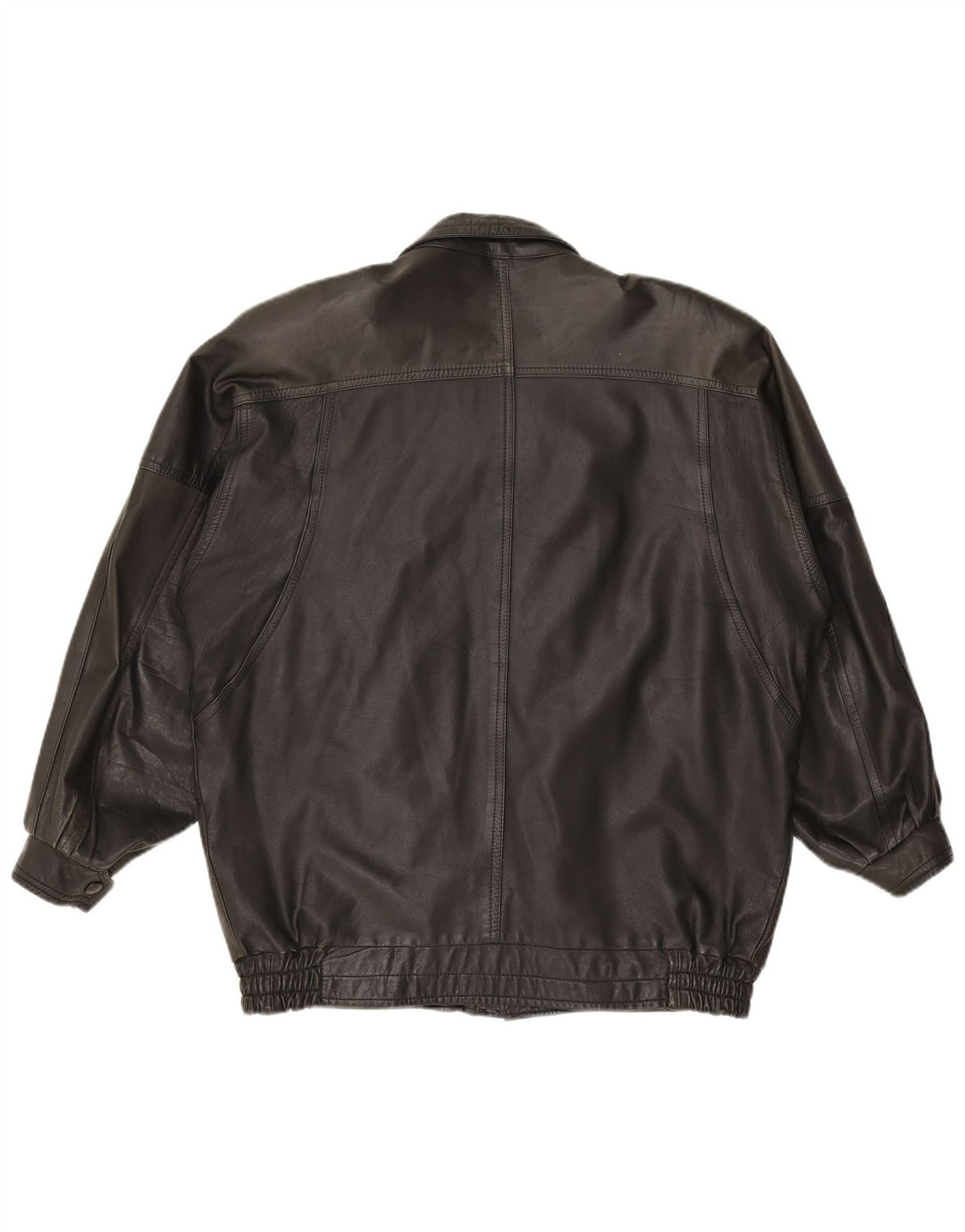 Vintage Herren Lederjacke UK 42 XL Schwarz