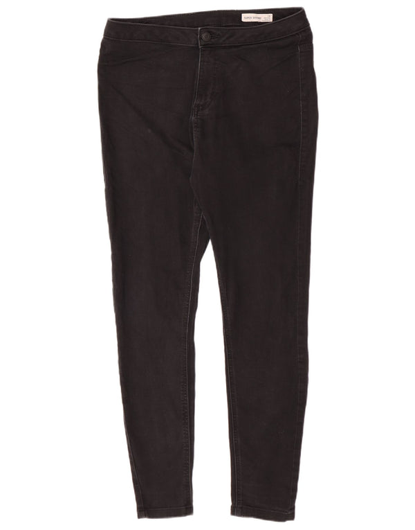 Marks & Spencer Damen Regular Super Skinny Jeans UK 14 Large W32 L28 Schwarz