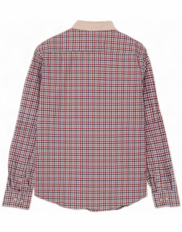Tommy Hilfiger Mens Vintage Fit Shirt Large Blue Check Cotton