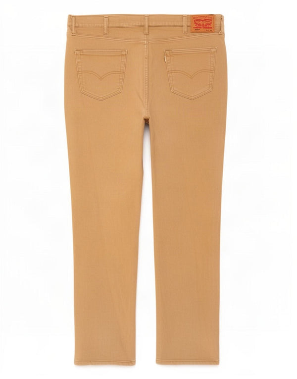 Levi's Mens 514 Straight Jeans W38 L32 Beige Cotton
