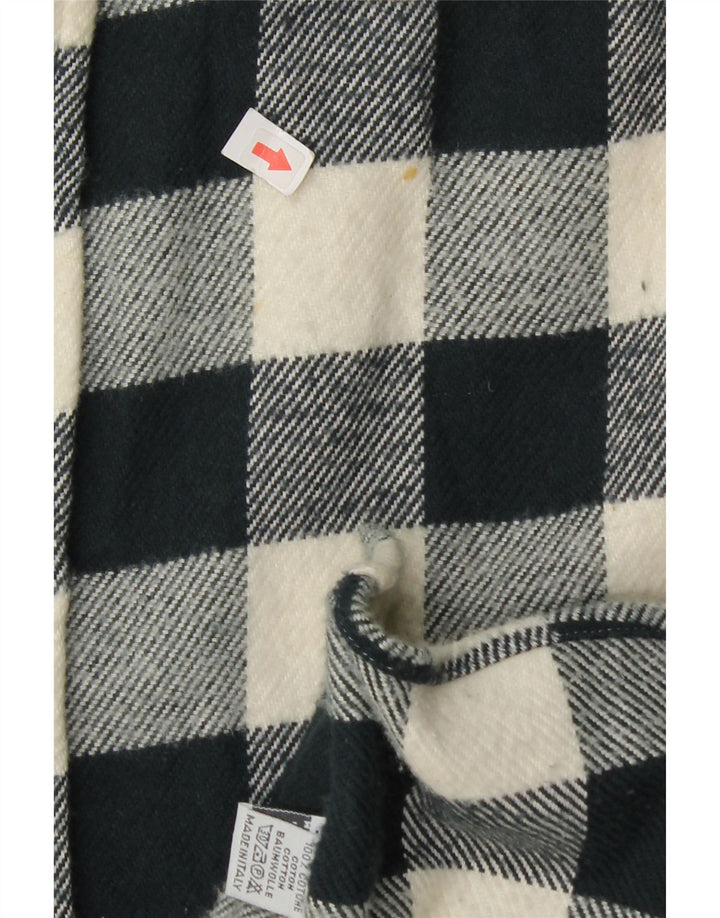 Balmoral Herren-Flanellhemd, Größe 45, 18, 2XL, grüner Gingham-Karo