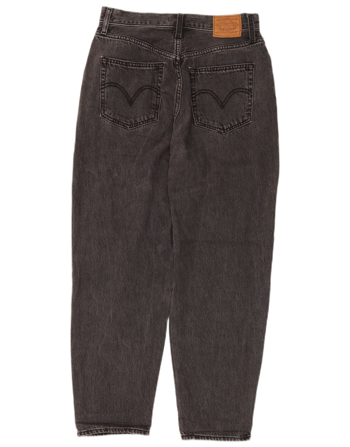 LEVI'S Damen-Jeans mit lockerer Passform und hoher Taille, W29, L27, graue Baumwolle