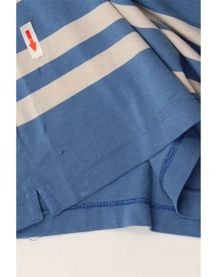 Puma Herren Poloshirt Mittelblau gestreift