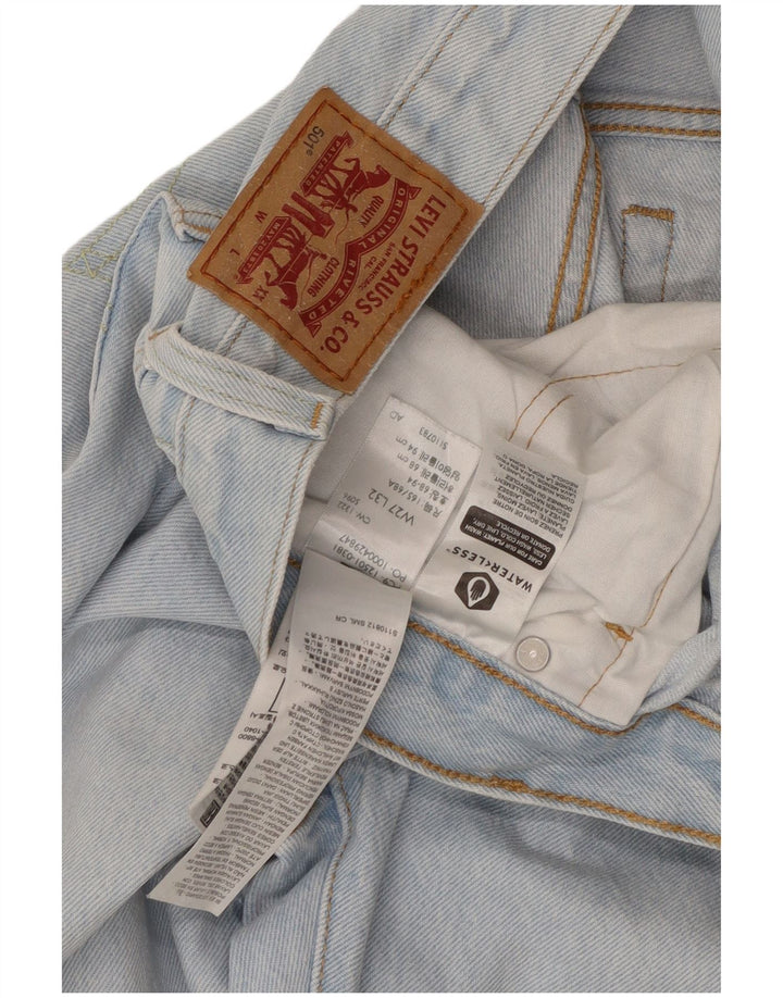 Levi's Herren 501 Straight Jeans W27 L32 Blaue Baumwolle