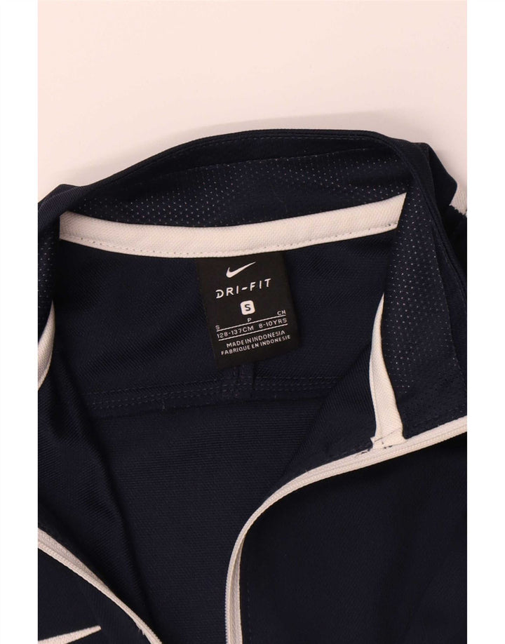 Nike Dri-Fit-Trainingsanzug-Oberteil für Jungen, 8–9 Jahre, Größe S, Marineblau