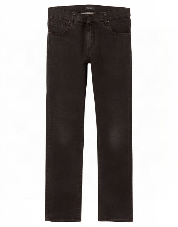 Zara Herren Straight Jeans EU 40 Medium W31 L33 Schwarz