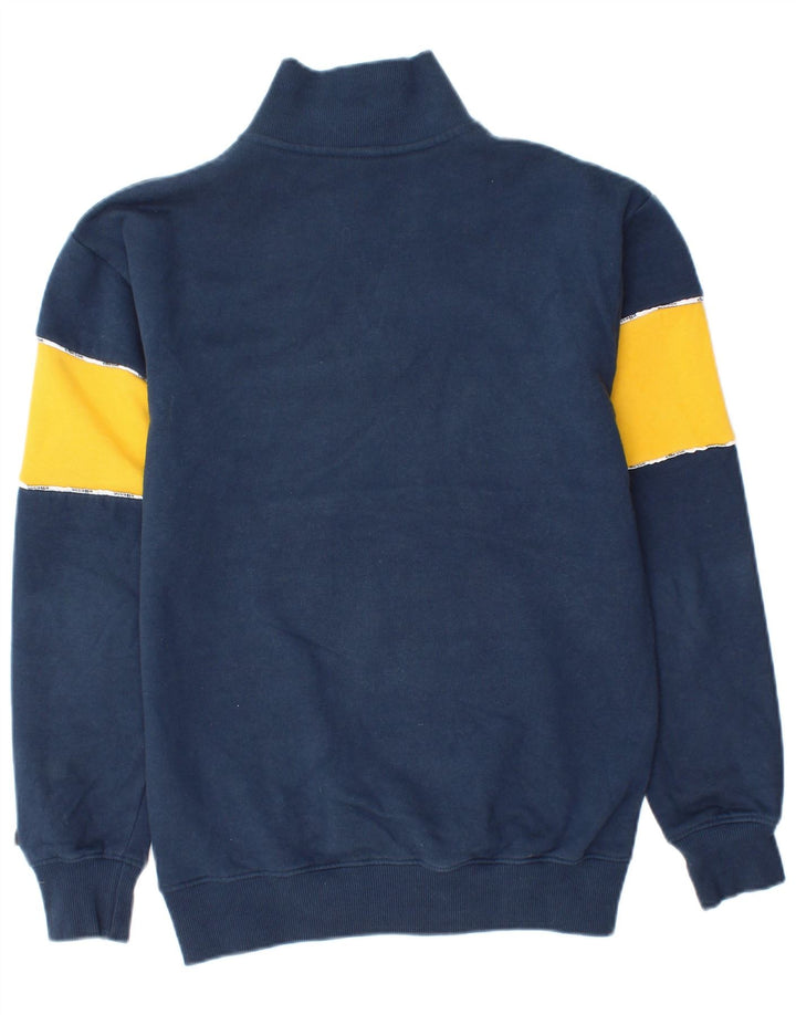 Ellesse Womens Oversized Graphic Sweatshirt Pullover UK 6 XS Marineblau