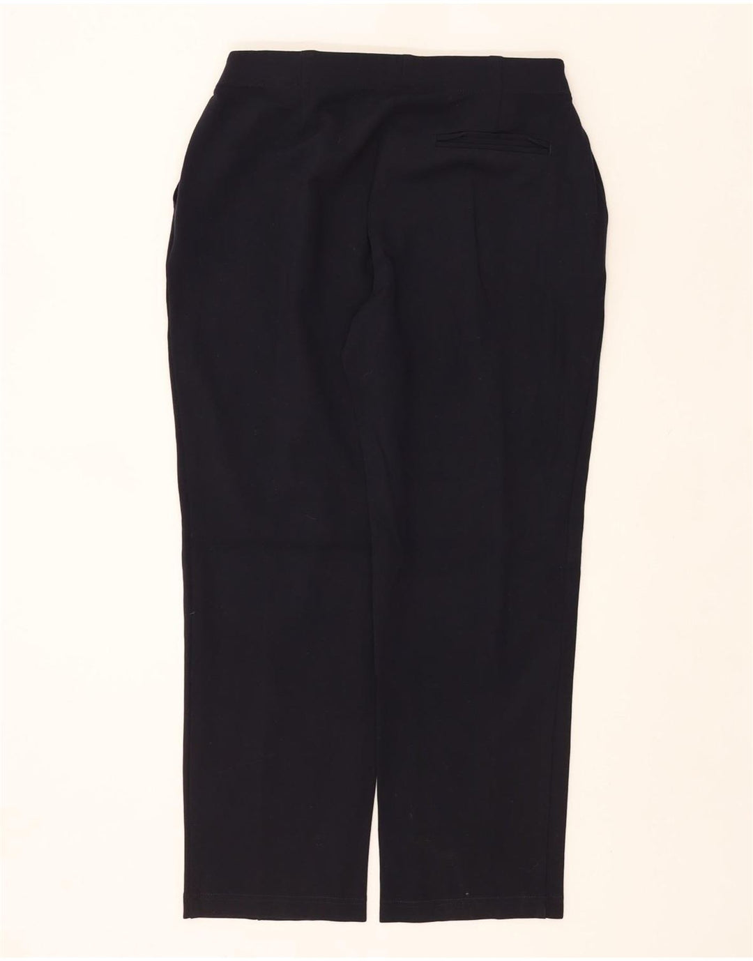 MARKS & SPENCER Womens Chino Trousers UK 14 Medium W30 L27 Navy Blue Vintage Marks & Spencer and Second-Hand Marks & Spencer from Messina Hembry 