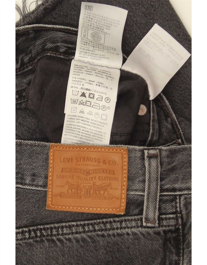 Levi's Damen High Rise Flared Jeans W30 L26 Graue Baumwolle