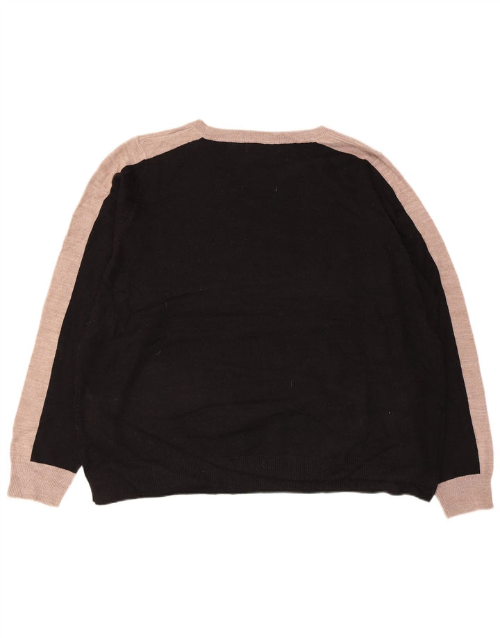 MARKS & SPENCER Damen-Pullover mit U-Boot-Ausschnitt, UK 20 2XL, Schwarz