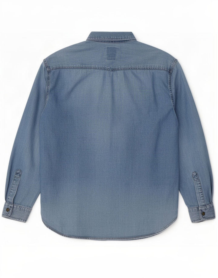 Casucci Herren-Jeanshemd, klein, Blau