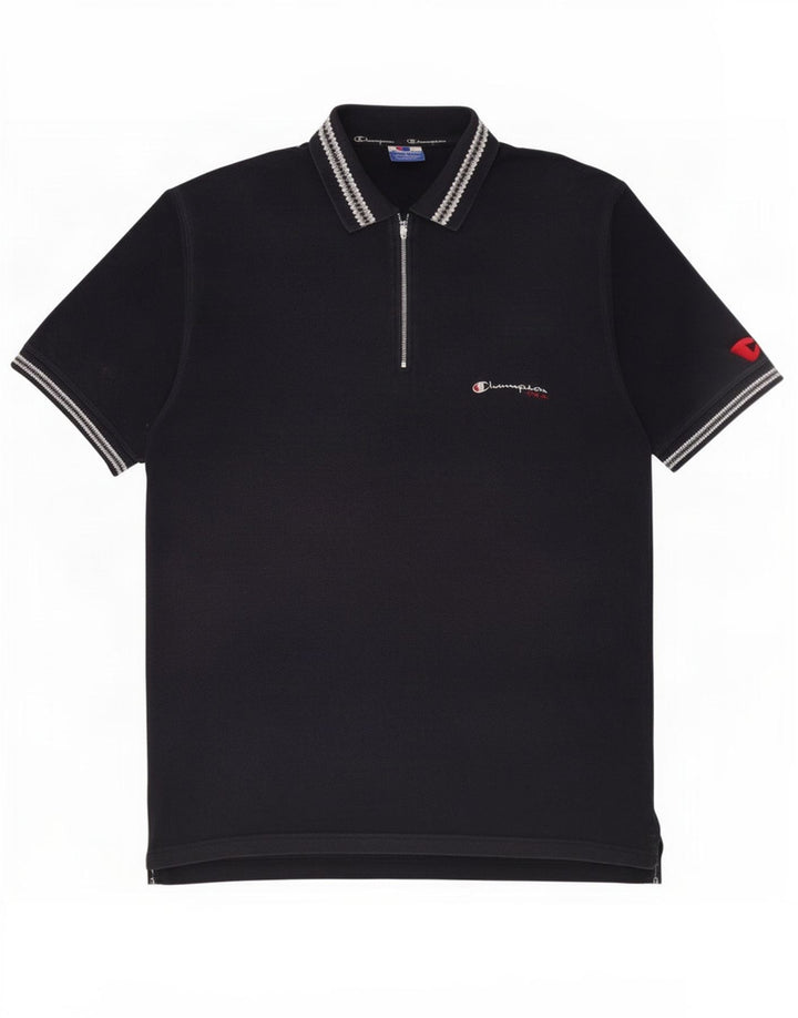 Champion Herren-Poloshirt, Größe L, Schwarz