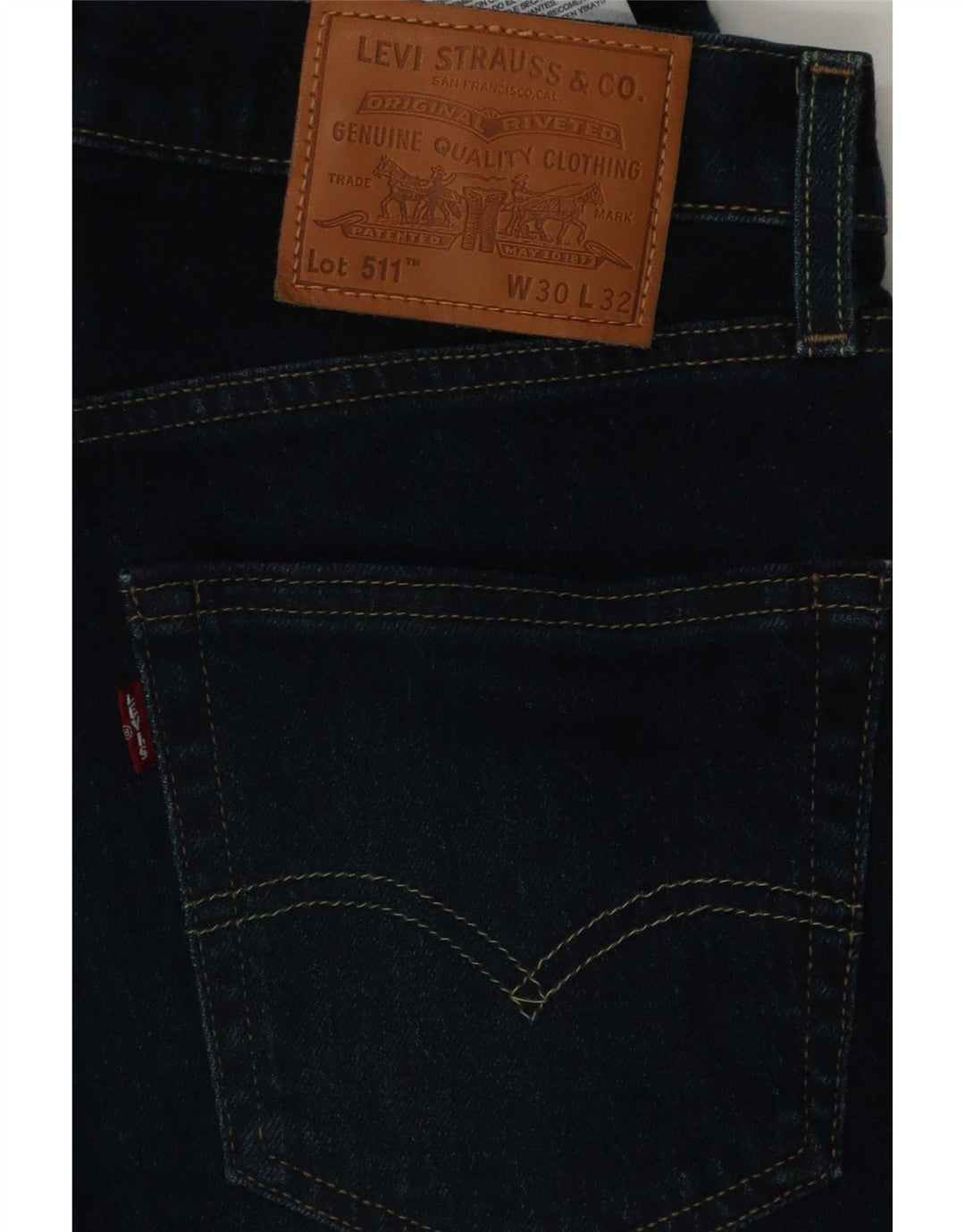 Levi's Herren 511 Slim Jeans W30 L32 Marineblau Baumwolle