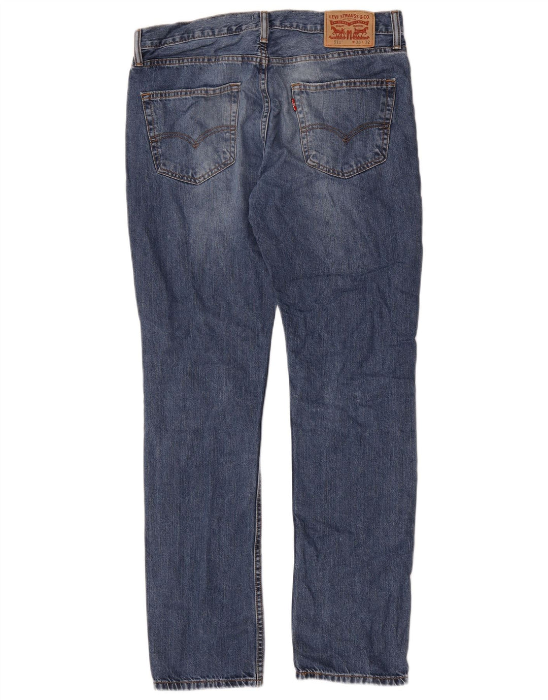 Levi's Herren 511 Slim Jeans W33 L32 Blaue Baumwolle
