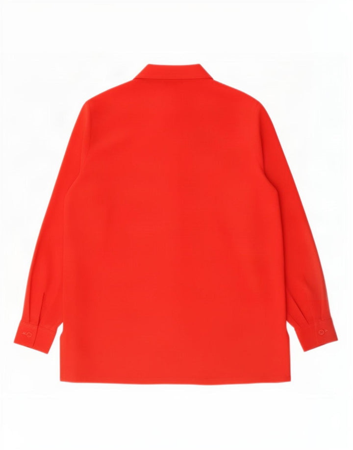 Marks & Spencer Damen St. Michael Hemdbluse UK 16 Large Rot Polyester