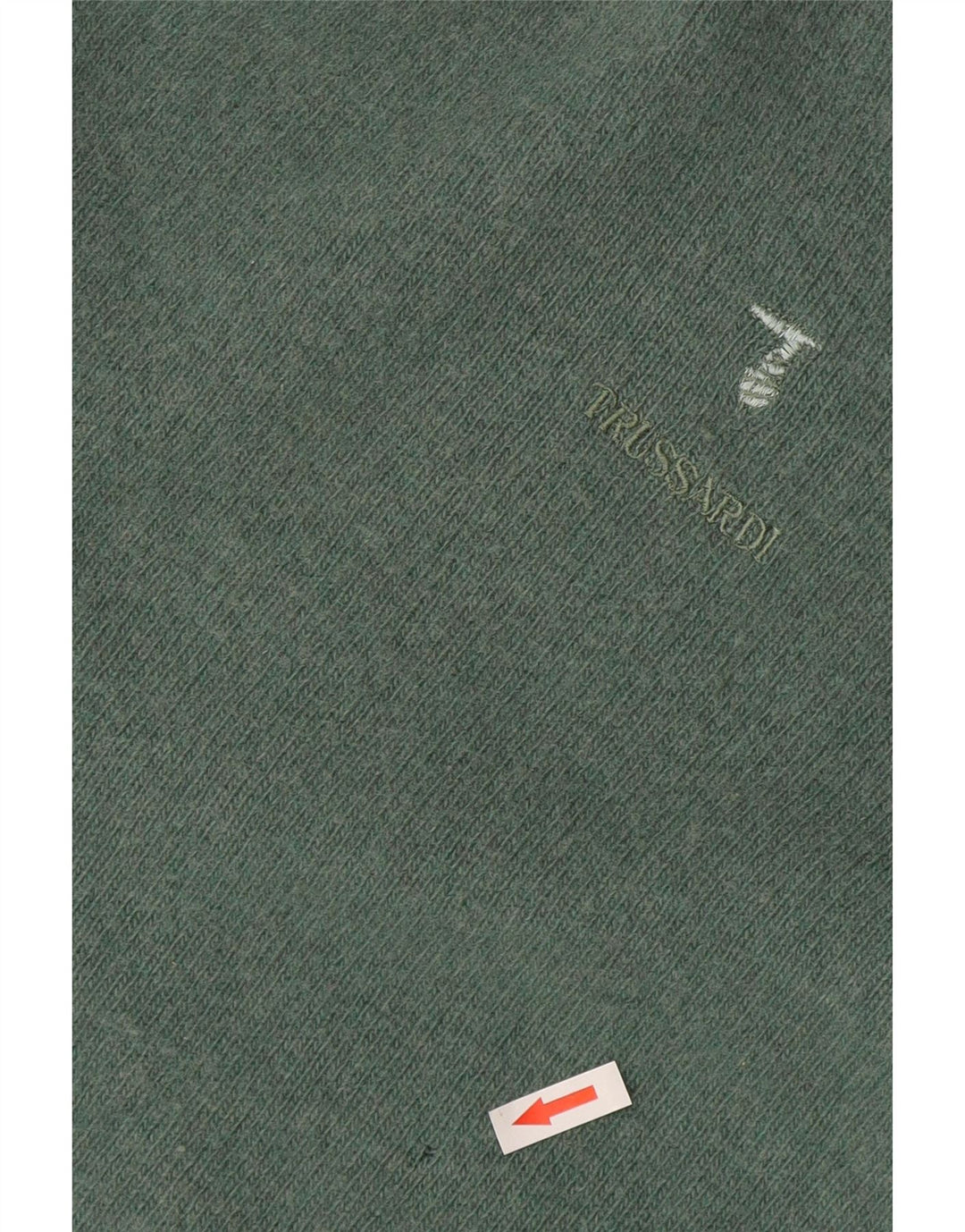 Trussardi Rollkragenpullover für Herren, mittelgrüne Wolle