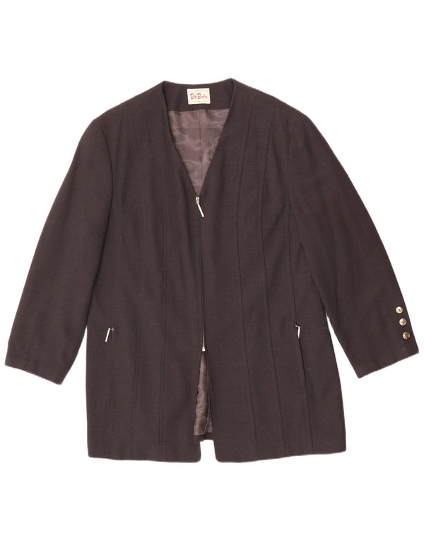 Betty Barclay Damen Blazer Jacke UK 18 XL Graue Viskose