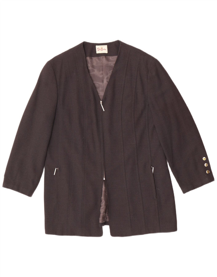 Betty Barclay Damen Blazer Jacke UK 18 XL Graue Viskose