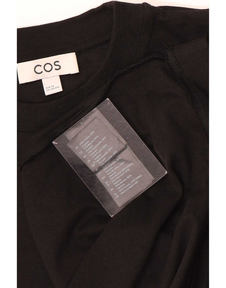 Cos Herren T-Shirt Top XS Schwarz