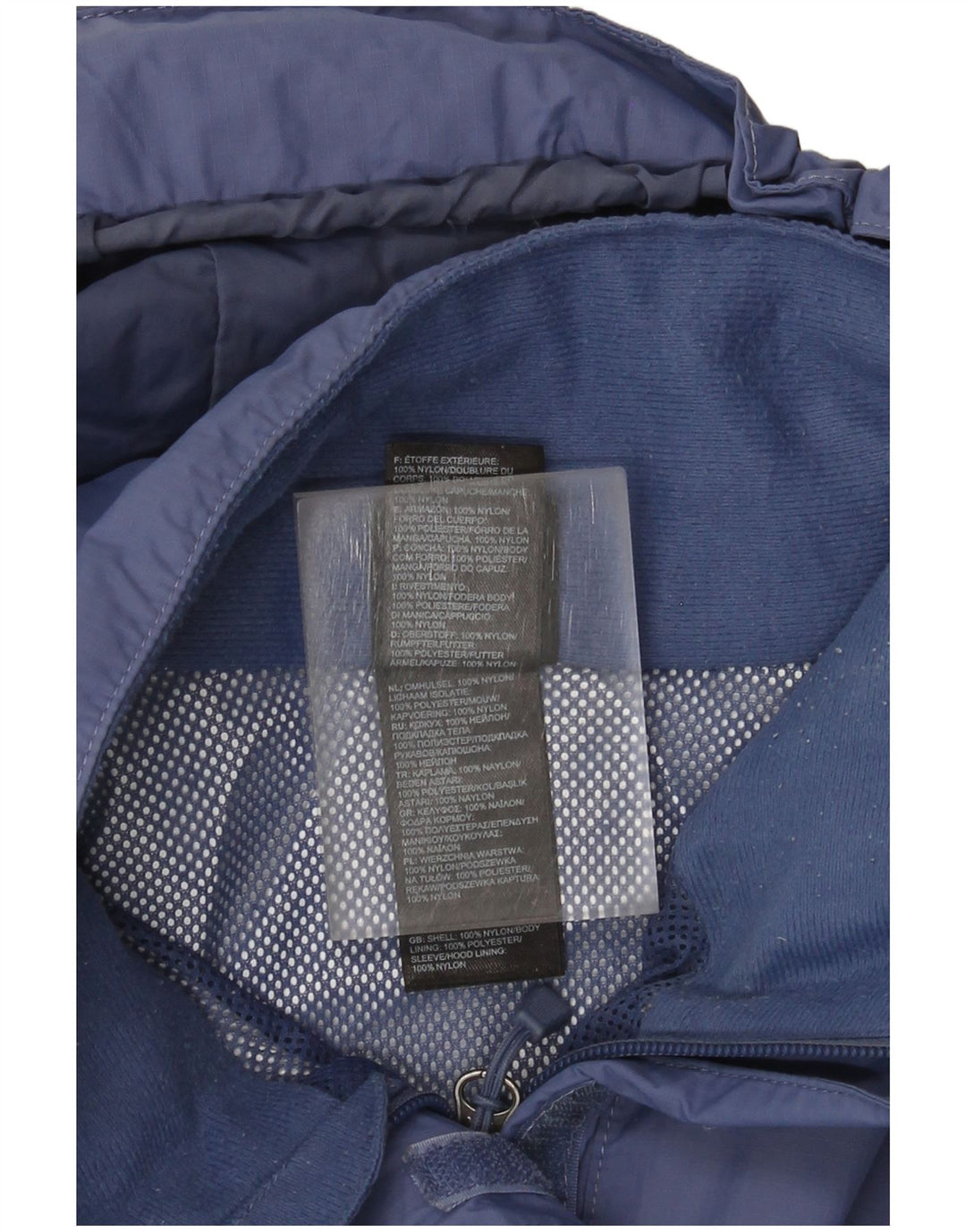 The North Face Damen-Regenjacke mit Kapuze, UK 16, großes blaues Nylon