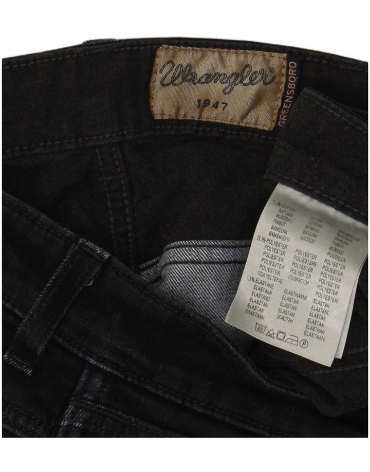 Wrangler Herren Straight Jeans W32 L28 Schwarze Baumwolle