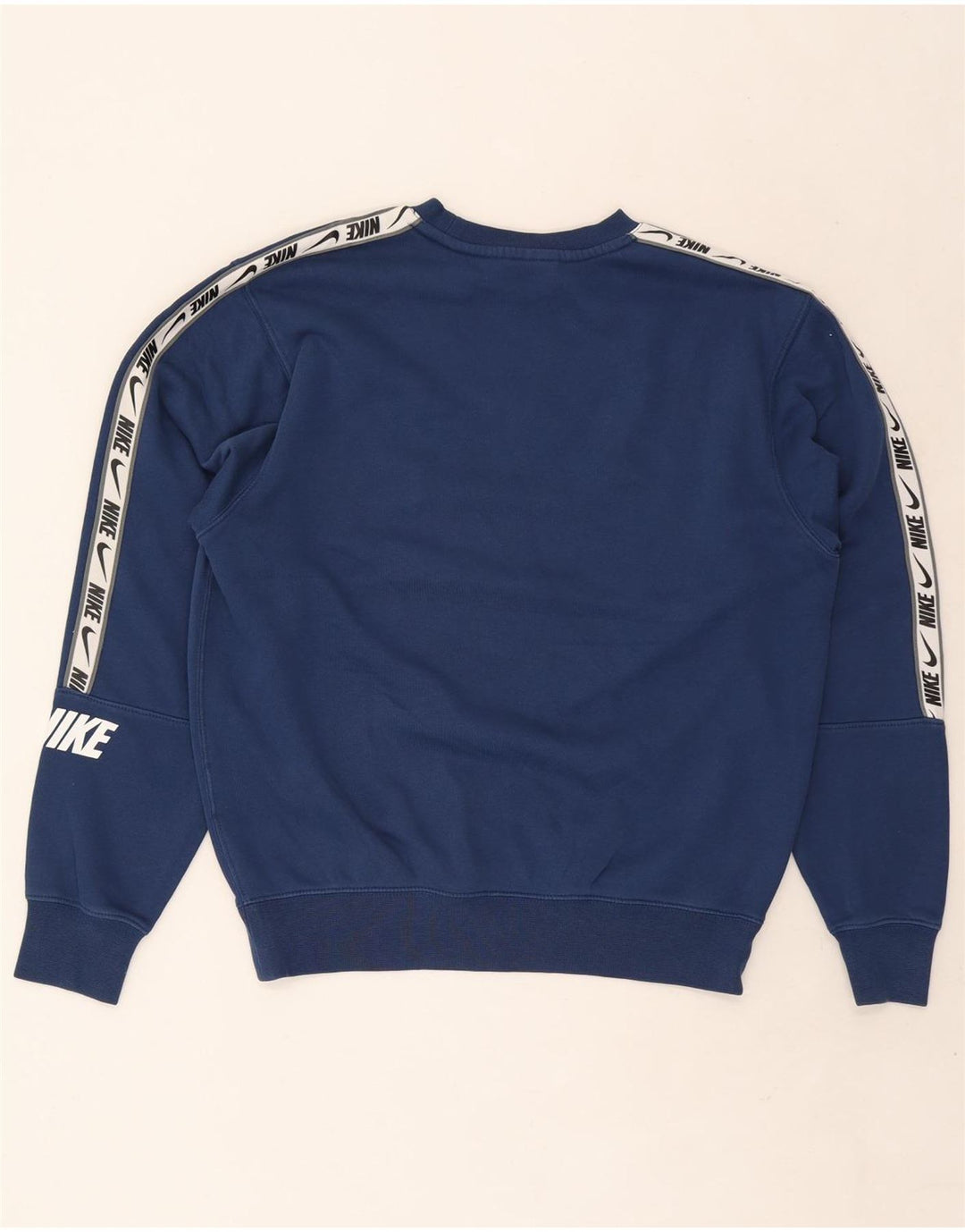Nike Herren Loose Fit Graphic Standard Sweatshirt Pullover Small Marineblau