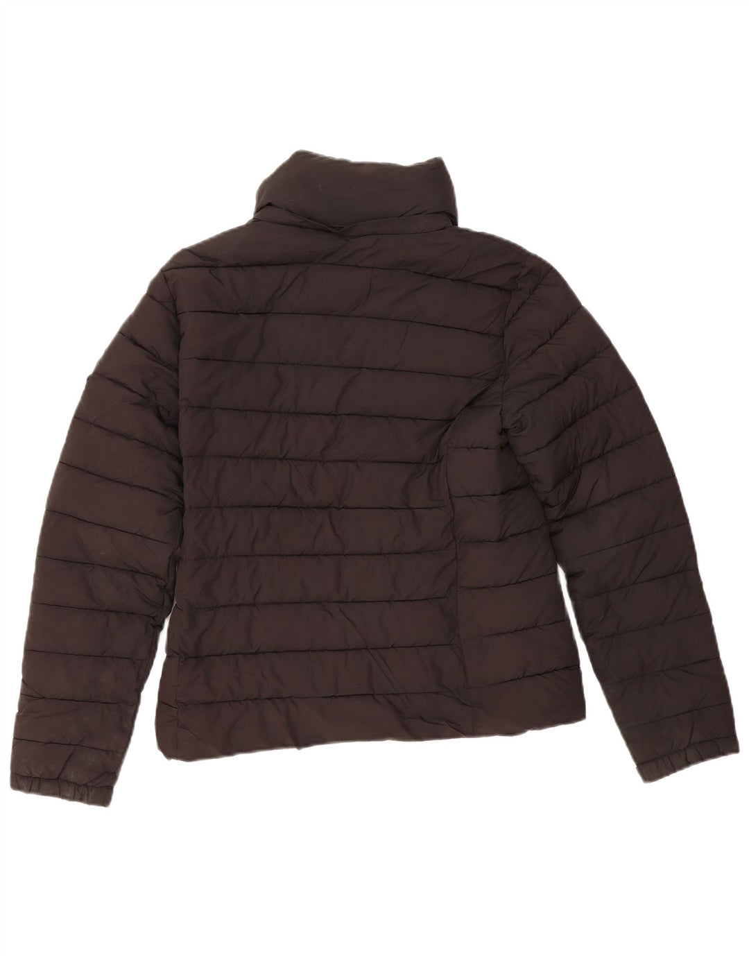 Superdry Damen Wattierte Jacke UK 12 Mittelschwarzes Polyester