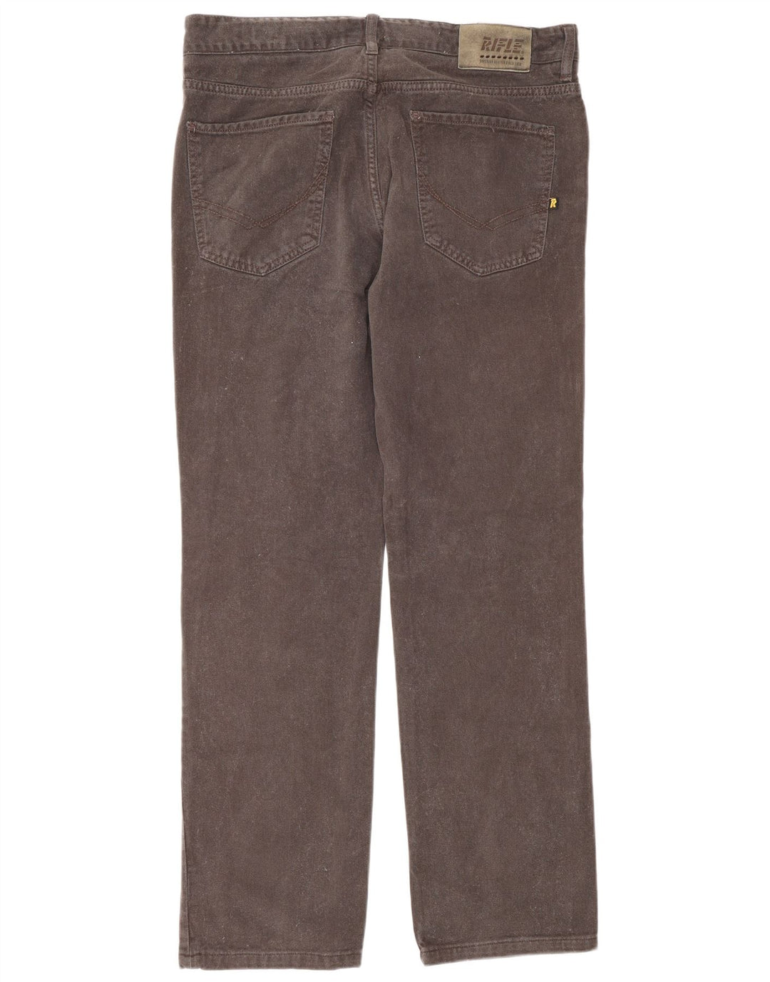 Rifle Herren Straight Jeans W33 L30 Graue Baumwolle
