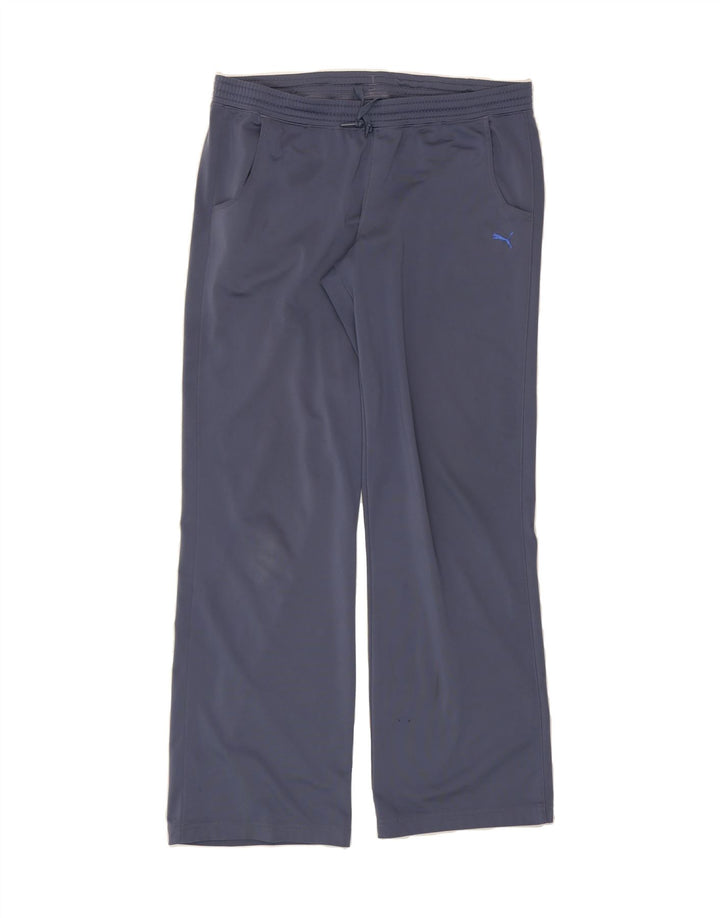 PUMA Womens Tracksuit Trousers UK 16 Large  Blue Polyester Vintage Puma and Second-Hand Puma from Messina Hembry 