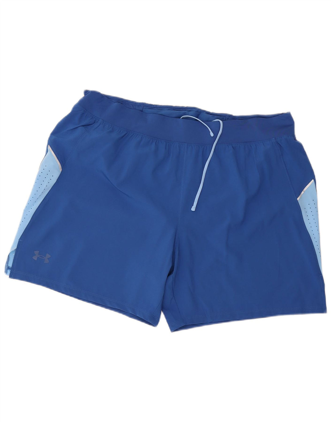 Under Armour Herren-Sportshorts 2XL Blaues Colourblock-Polyester
