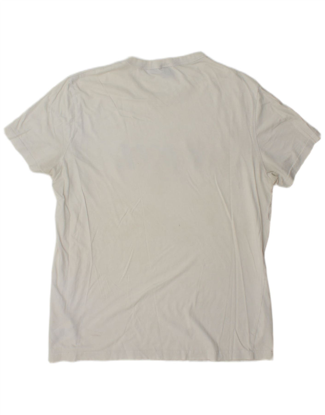 G-Star Herren Grafik-T-Shirt-Oberteil XL aus weißer Baumwolle