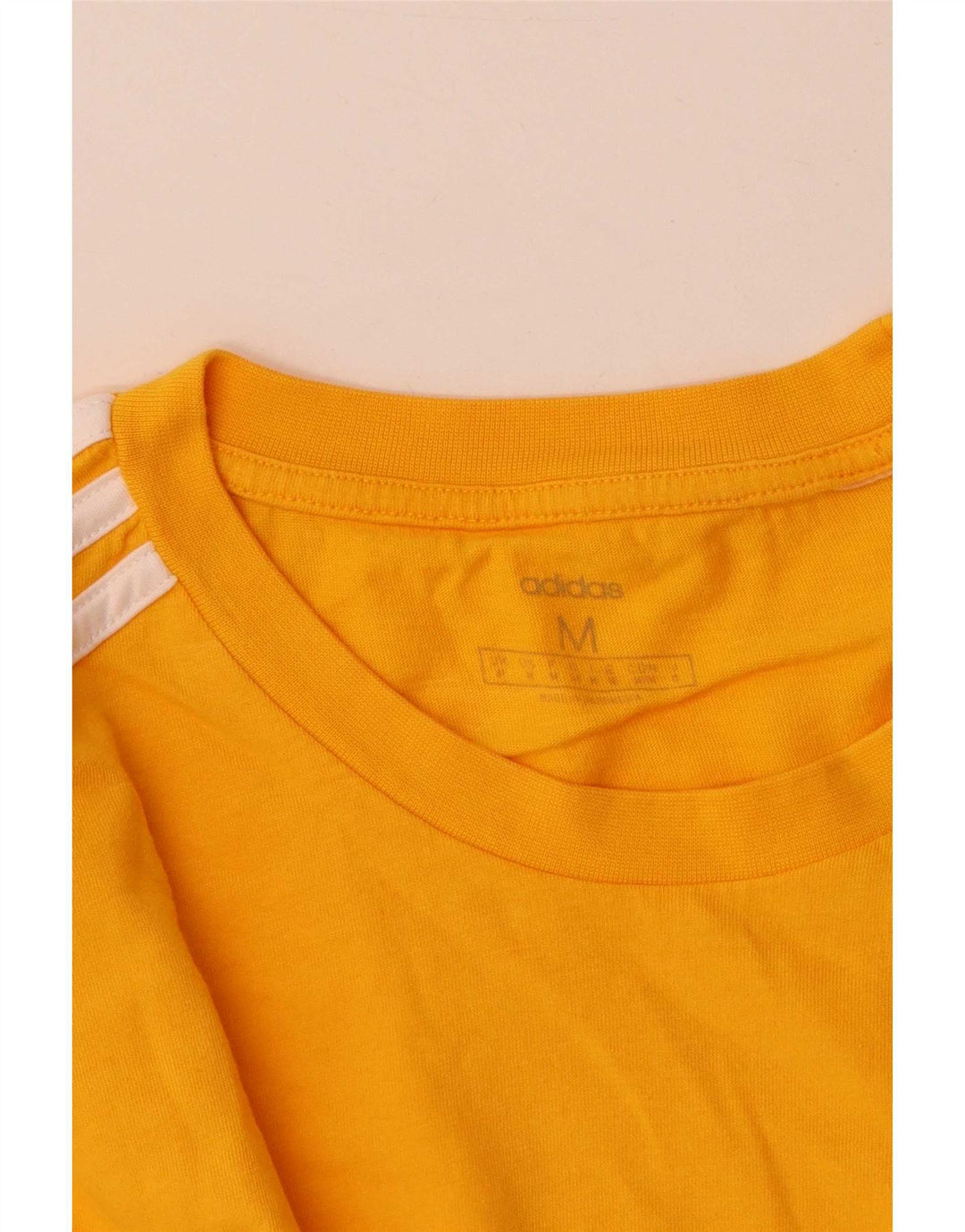 Adidas Damen T-Shirt Top UK 14 Mittelgelb