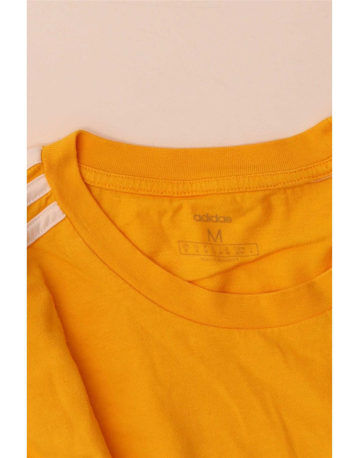 Adidas Damen T-Shirt Top UK 14 Mittelgelb