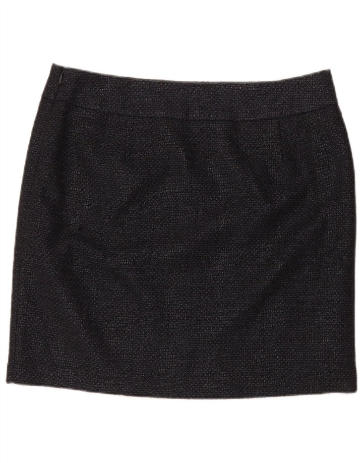 Phase Eight Damen Minirock UK 14 Large W34 Schwarze Baumwolle