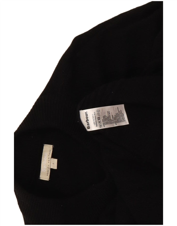 Langer Rollkragenpullover für Damen von Barbour, Gr. 10, Schwarz