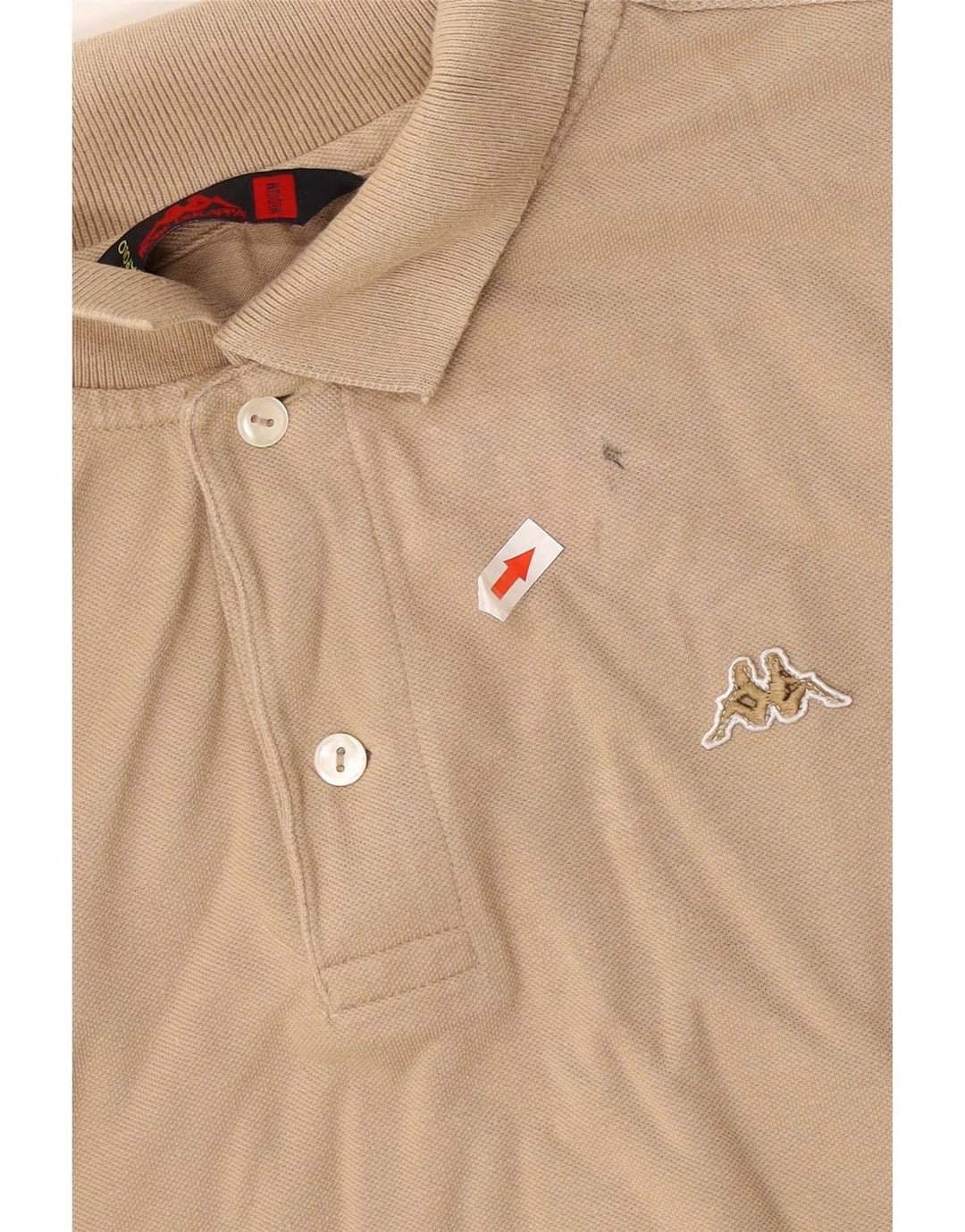 Kappa Herren-Langarm-Poloshirt aus mittelbeiger Baumwolle