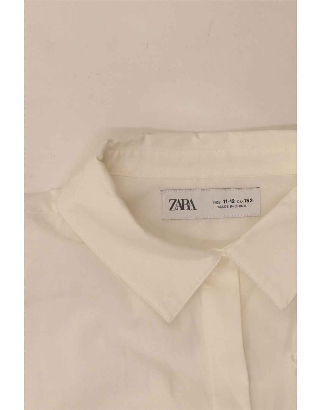 ZARA Girls Shirt 11-12 Years White Floral