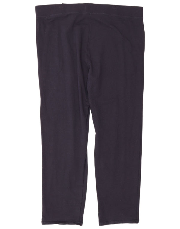 Marks & Spencer Damen Leggings UK 22 3XL Marineblau Baumwolle