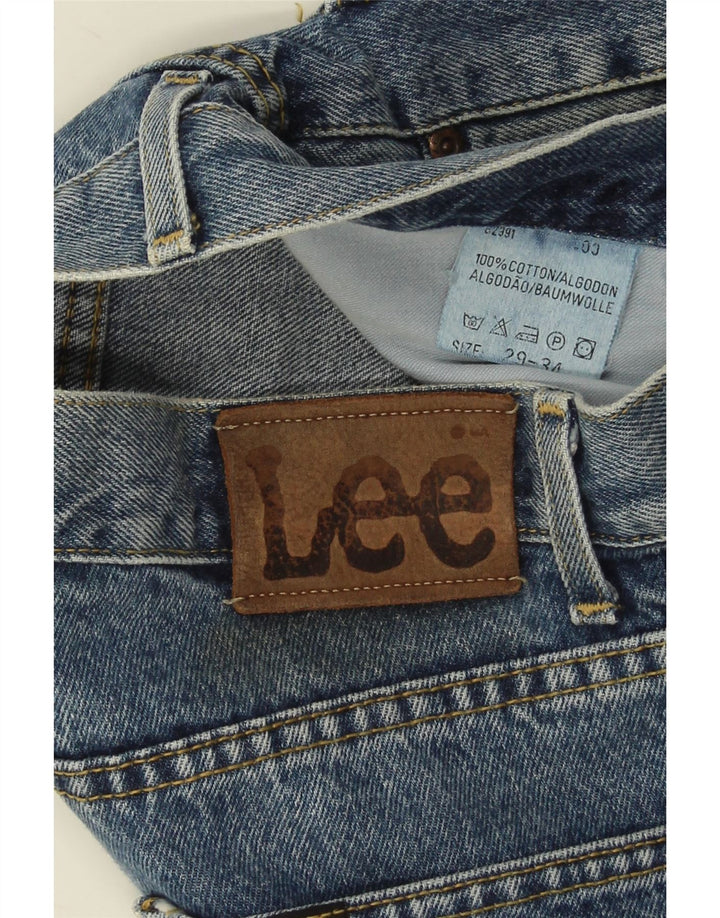 Lee Herren Tapered Jeans W29 L34 Blaue Baumwolle