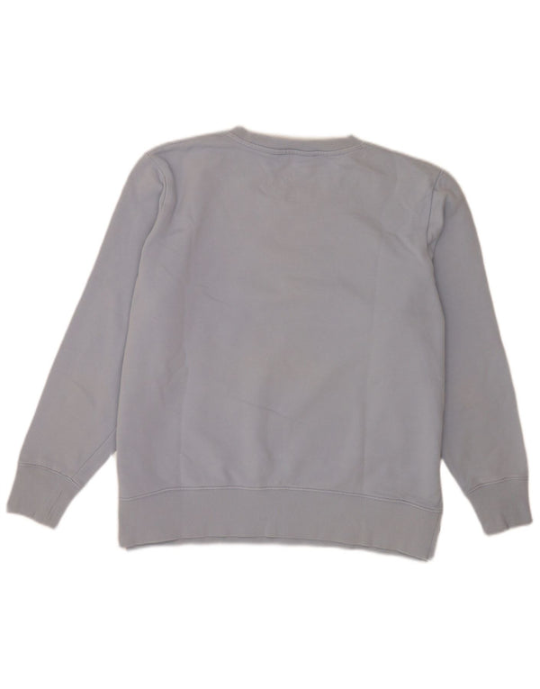 Tommy Hilfiger Damen Grafik-Sweatshirt-Pullover UK 14 Large Blau