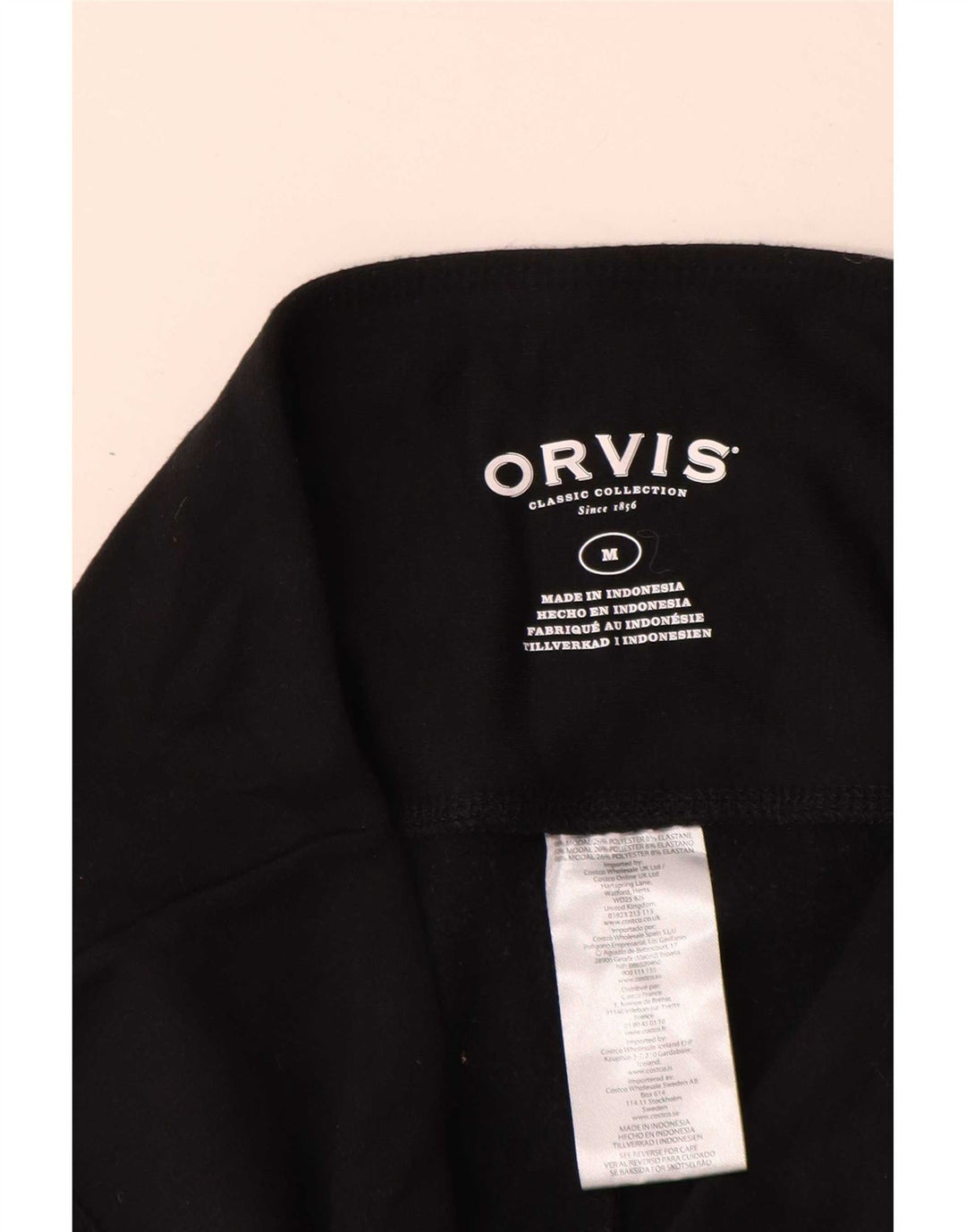 Orvis Damen Leggings UK 12 Medium Schwarz Modal