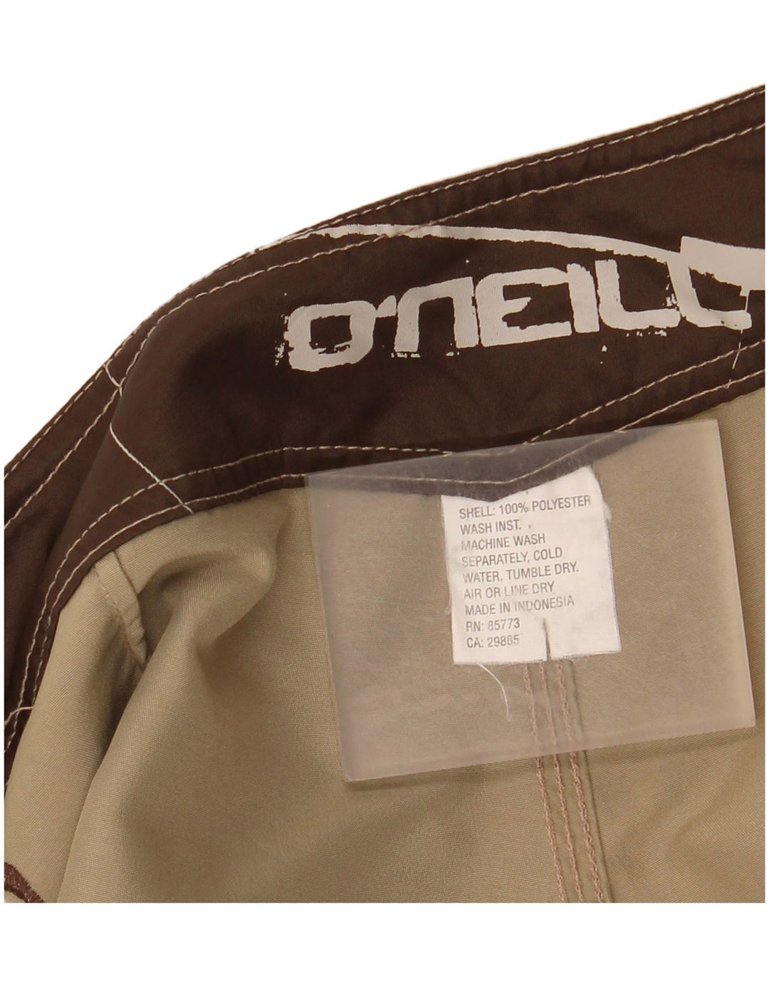 O'Neill Herren Badeshorts Medium Khaki Polyester Beach