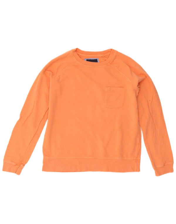 Crew Clothing Damen Sweatshirt Pullover UK 10 Small Orange