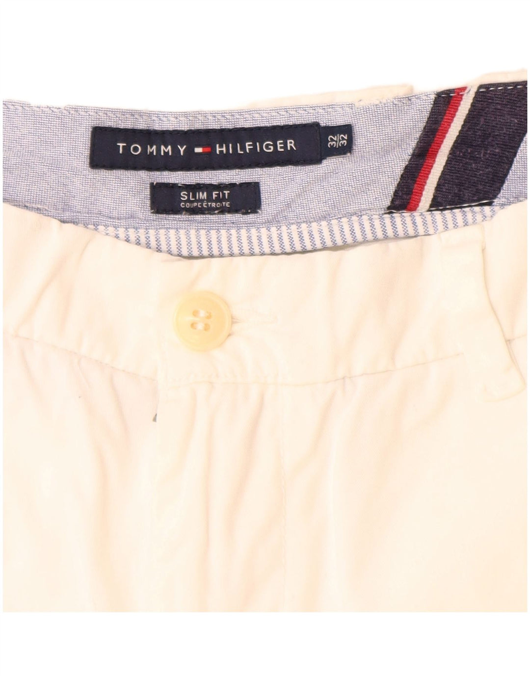 Tommy Hilfiger Herren Slim Fit Chino Shorts W32 Mittelweiß