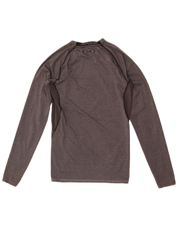 UNDER ARMOUR Herren Grafik-Oberteil, langärmlig, klein, grau gefleckt