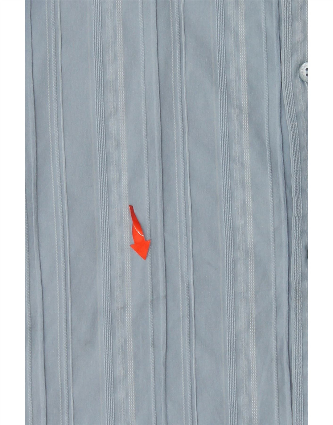 TED BAKER Herrenhemd Größe 6 2XL Blau gestreifte Baumwolle