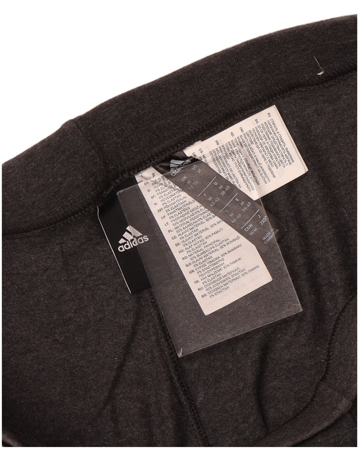 Adidas Damen Graphic Leggings UK 12/14 Mittelgraue Baumwolle