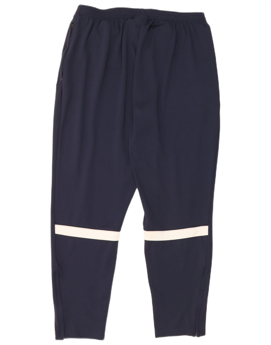 Nike Herren-Trainingshose XL, marineblaues Colourblock-Polyester