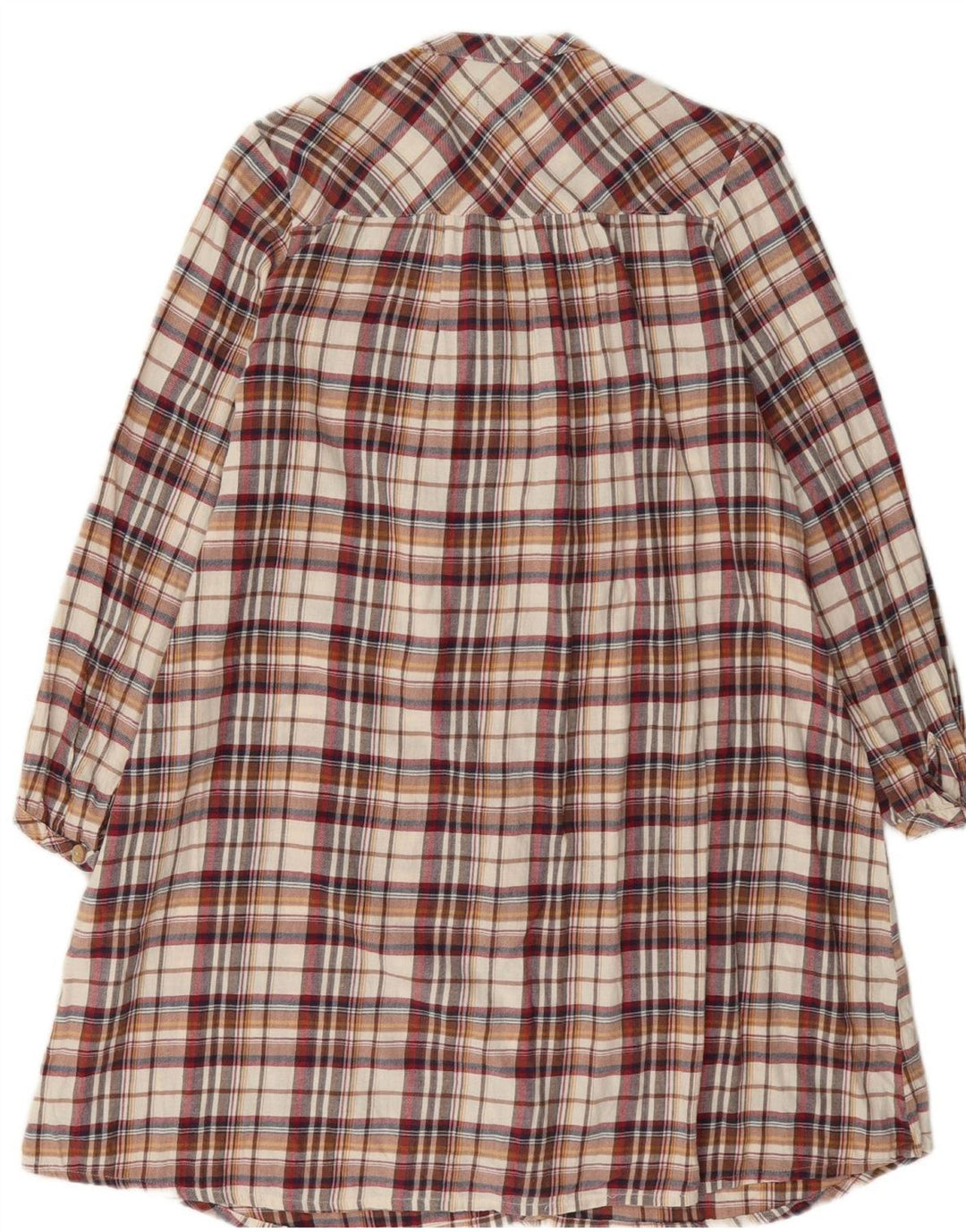 Wrangler Damen-Flanell-Hemdkleid, Größe M, mehrfarbig, kariert